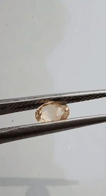 Natural Orangy Yellow Sapphire