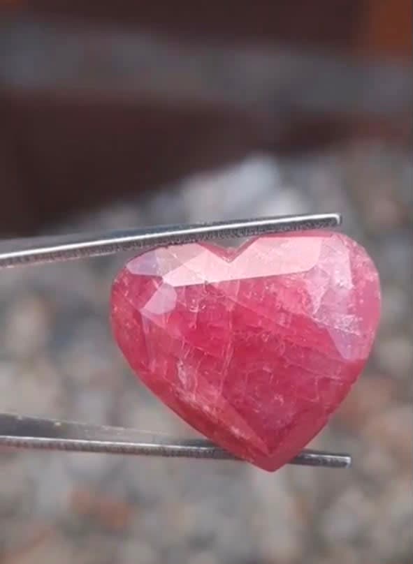 Natural Corundum Un-Heated Ruby